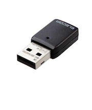 エレコム　WiFi 無線LAN 子機 867Mbps + 300Mbps Wi-Fi 5 11ac ブラック WDC867DU3S2