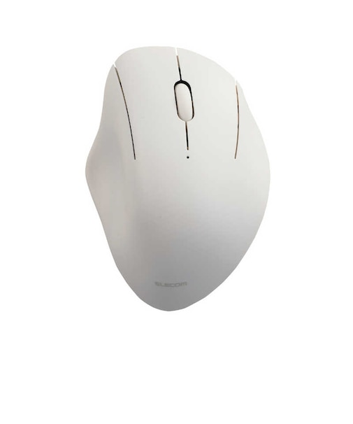 エレコム　マウス SHELLPHA Mサイズ 抗菌 [BlueLED /無線 /3ボタン /Bluetooth・USB] ホワイト MSH10MBSKWH