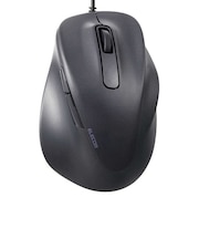 エレコム　有線マウス 静音 抗菌 5ボタン Sサイズ Windows Mac ChromeOS対応 医師監修 EX-G ブラック MXGS30UBSKCBK