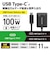 エレコム　映像変換アダプタ DisplayPort Alt Mode出力 USB-C オス→メス USB-C / USB-Cメス給電 / USB Power Delivery対応 100W 4K対応 ブラック ADC2CPD100BK