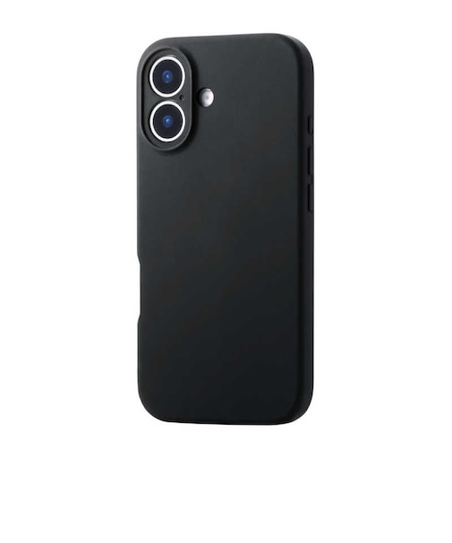 エレコム　iPhone 17ケース ハイブリッドケース シリコン MAGKEEP ブラック PMA25AHVSCMGBK