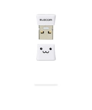 エレコム　USBメモリ USB2.0 小型 キャップ付 32GB フェイス MFSU2C32GWHF