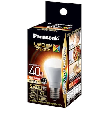 パナソニック　LED電球プレミアX 5.0W(電球色相当) LDA5LDGE17SZ4