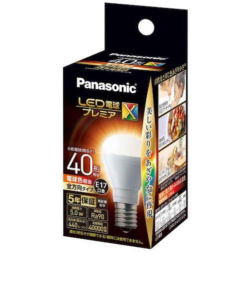 パナソニック　LED電球プレミアX 5.0W(電球色相当) LDA5LDGE17SZ4