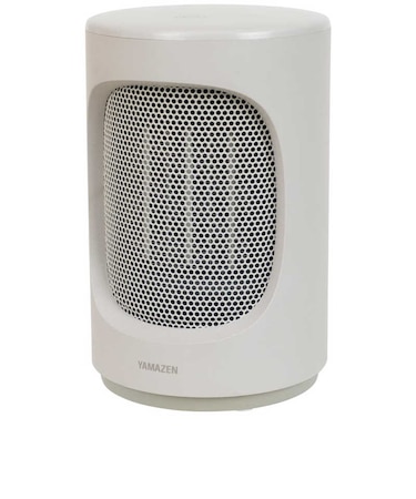 ヤマゼン　ミニセラミックヒーター 600W 2時間オートオフ機能 ベージュ EDMFT06