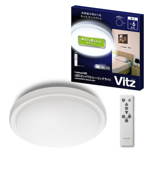 ドウシシャ LED照明 シーリングライト 6畳 昼白色 Luminous LED