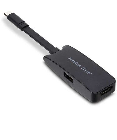 PGA　USB Type-Cコネクタ HDMIミラーリング アダプタ Premium Style ブラック PGSMTVAD1BK