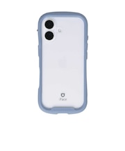 HAMEE iPhone17 iFace Reflection強化ガラスクリアケース ペールブルー IP17IFACERFTPBL