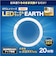 エコデバイス　丸形 LEDサークルランプ Earth アース 20形 電球色 EFCL20LEDES28W