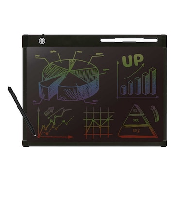 ITPROTECH　電子メモパッド 15インチ ［筆跡カラー：虹色］ ブラック IPT15PADBKTI