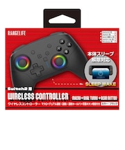 レンジライフ Switch2用 ワイヤレス コントローラー マクロ/連射/背面ボタン ブラック Switch2ワイヤレスコントローラBK<br>★こちらの商品は人気商品のため、色違い・仕様違い等含め「一家族1台限り」でのご協力をお願いしております。