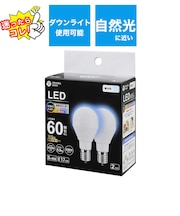 ORIGINALBASIC　LED電球 ［E17 一般電球形 断熱施工器具対応 60W相当 昼光色 2個 広配光タイプ］ LDA6DGE17SK60XOS2P