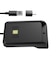AREA　接触型＆非接触型両対応ICカードリーダー USB-C ＋ USB-A接続 (Mac/Windows11対応) ［マイナンバーカード対応］ ブラック SDMYC03B