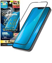 トリニティ　iPhone 16e/ 14/ 13/ 13Pro [FLEX 3D] フィルム ゴリラガラス 黄色くないブルーライト低減 複合フレームガラス ブラック TRIP25SG3GOB3CBK