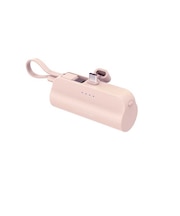 ファンマックスジャパン　CellCube ケーブルレスモバイルバッテリー 5000mAh 薄桜/ピンク ［2ポート］ CCPB02-LC