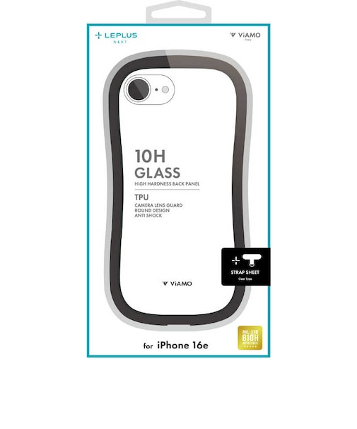 MSソリューションズ　iPhone 16e 耐傷・耐衝撃ハイブリッドケース 「ViAMO freely」 ダークグレー LNISS24VMFGY