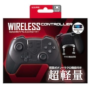 アローン Switch用ワイヤレスコントローラーガンマ ブラック ALGNSWCSG
