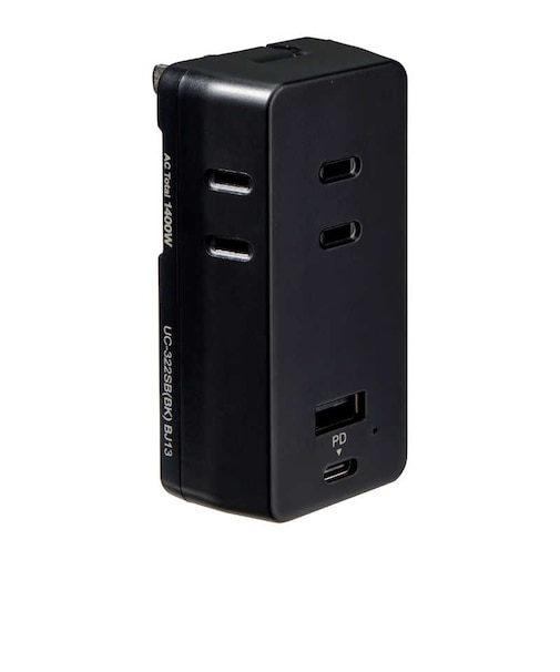 ELPA　USBタップPD20W ［1ポート］ UC322SBBK