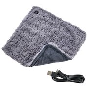 ELPA USBホットマット グレー USBHM01GY
