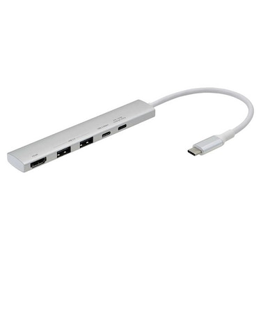 ナカバヤシ　PD対応 Type-C 5in1 スリムドッキングステーション UDC10SL