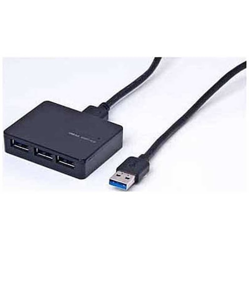 ナカバヤシ　USB3.0 バスパワー4ポートハブ UH3024BK