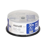 マクセル　録画用ブルーレイディスク BD-R 30枚入り maxell ［30枚 / 25GB / インクジェットプリンター対応］ BRV25WPH.30SP