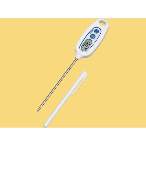タニタ　料理用温度計 デジタル 防水 キャンプ 自由研究 TT508NWH