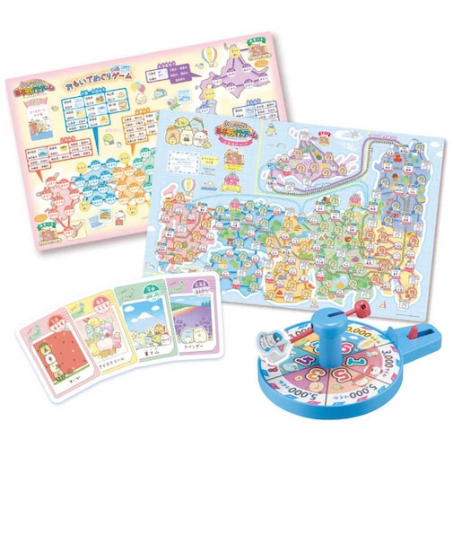 エポック社　すみっコぐらし ｽﾐｯｺﾆﾎﾝﾘｮｺｳｹﾞｰﾑ