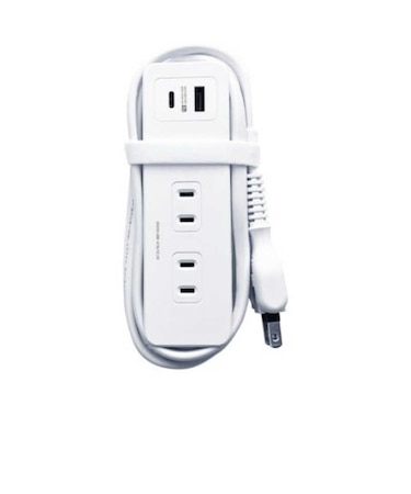 カシムラ　旅行用電源タップAC4 USBA＋C PD20W 1m 自動識別 リバーシブル WM28