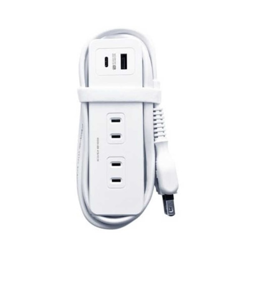 カシムラ　旅行用電源タップAC4 USBA＋C PD20W 1m 自動識別 リバーシブル WM28