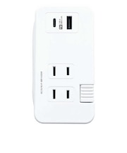 カシムラ　電源タップAC3 USBA＋C 3A 0.2m ［0.2m /3個口 /2ポート］ AC053