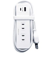 カシムラ　電源タップAC4 USBA＋C PD20W 1.2m 自動識別 リバーシブル ［1.2m /4個口 /2ポート］ AC054