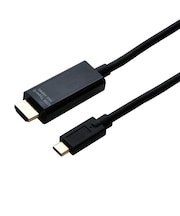 ナカバヤシ　Type-C - HDMI変換ケーブル 1.5m 黒【ビックカメラグループオリジナル】 BCCHD15BK