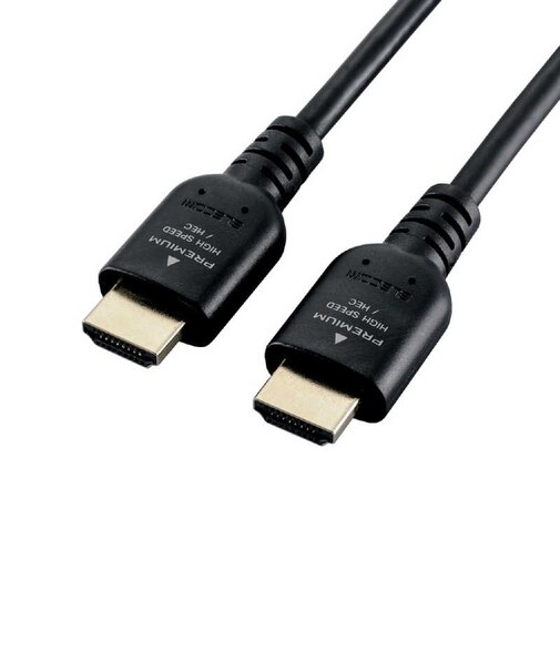 エレコム　HDMIケーブル ブラック [2m /HDMI⇔HDMI /スタンダードタイプ /4K対応] BICHDMIP20BK