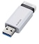 エレコム　USBメモリー 64GB USB3.1 ノック式  MFPKU3064GWH