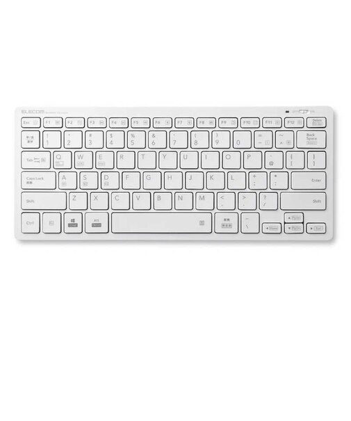 エレコム　キーボード ［ワイヤレス /Bluetooth］ ホワイト TKFBP102XWH