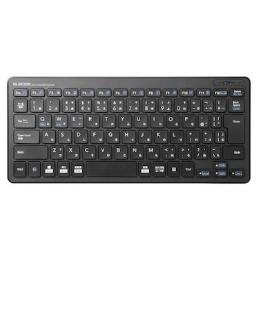 エレコム　キーボード (Mac/Windows11対応) ［ワイヤレス /USB］ ブラック TKFDP098TBK