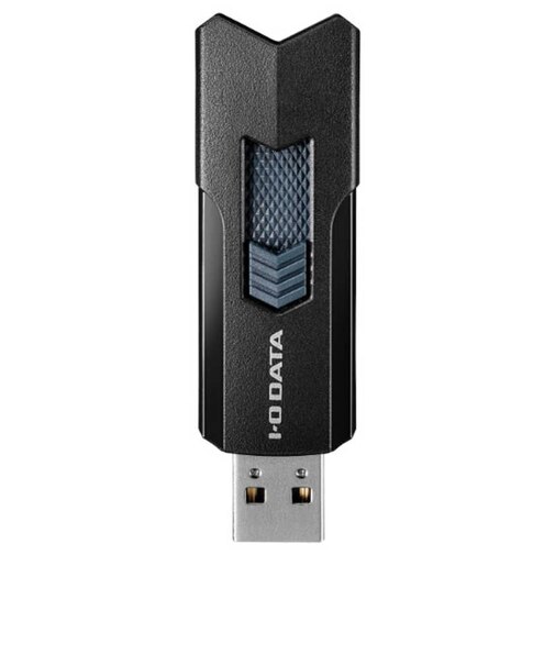 IOデータ　高速USBメモリー ブラック  [64GB/USB TypeA/USB3.2Gen1(USB3.0)対応/スライド式] U3DASH64GK