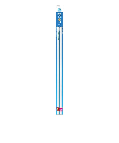 ヤザワ　LED直管40型 昼光色 グロー式 2本パック 環境に優しいガラス製 明るさ2300lm 6500K ［G13 / 40形 / 昼光色 / 2本］ LDF40D/13/23/3/2P