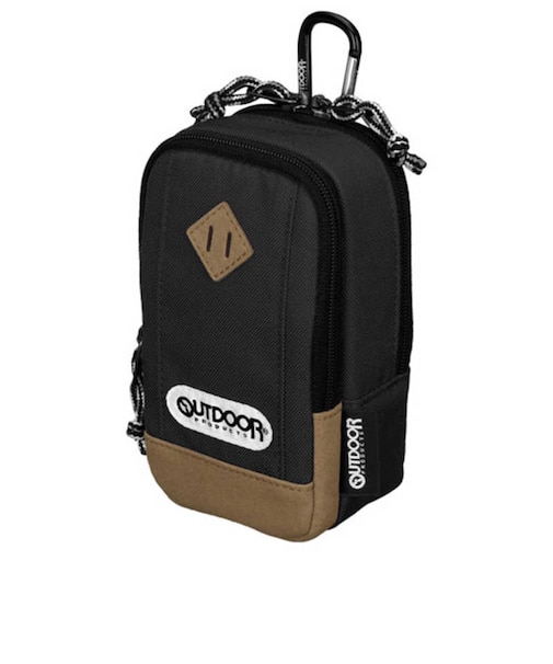 OUTDOOR　OUTDOOR PRODUCTS(アウトドアプロダクツ) カメラポーチ 04 (ブラック) ODCP04BK