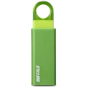 BUFFALO　USBメモリー 16GB USB3.1 ノック式 (グリーン) RUF3KS16GAGR