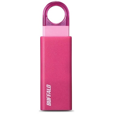 BUFFALO　USBメモリー 16GB USB3.1 ノック式 (ピンク) RUF3KS16GAPK