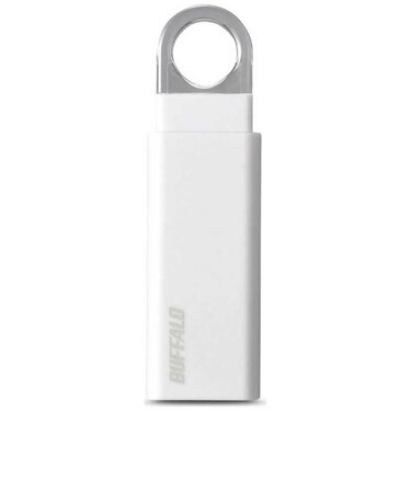 BUFFALO　USBメモリー 16GB USB3.1 ノック式 (ホワイト) RUF3KS16GAWH