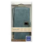 ラスタバナナ　AQUOS wish4 VIVIANA手帳型ケース LBL ライトブルー 8014AW4BVILBL