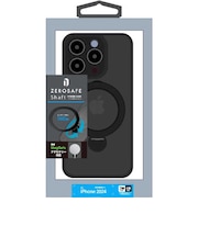 ラスタバナナ iPhone 16 Pro Max(6.9インチ) ZEROSAFE Shaft カメラ周囲保護 Magsafe対応 360°回転スタンドケース フロストブラック 8393IP467PZSFSLBK