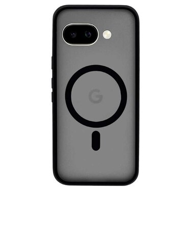 ラスタバナナ　Google Pixel 9a ハイブリッドケース TPU×PC ワイヤレス充電対応 ブラック×フロストブラック 8595P9AHPMBKFB