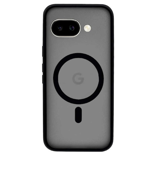 ラスタバナナ　Google Pixel 9a ハイブリッドケース TPU×PC ワイヤレス充電対応 ブラック×フロストブラック 8595P9AHPMBKFB