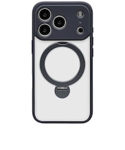 ラスタバナナ iPhone 17 Proケース ZEROSAFE 極 回転スタンド 磁力充電対応 ネイビー 9007IP5BZSNV