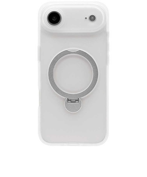ラスタバナナ　iPhone Airケース ZEROSAFE 極 回転スタンド 磁力充電対応 ホワイト 9071IP5CZSFWH