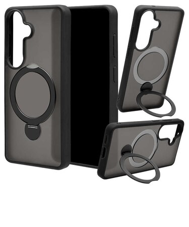ラスタバナナ　Galaxy S26 ZEROSAFE 極 回転スタンド 磁力充電対応 FBK ブラック 9311GS26ZSFBK